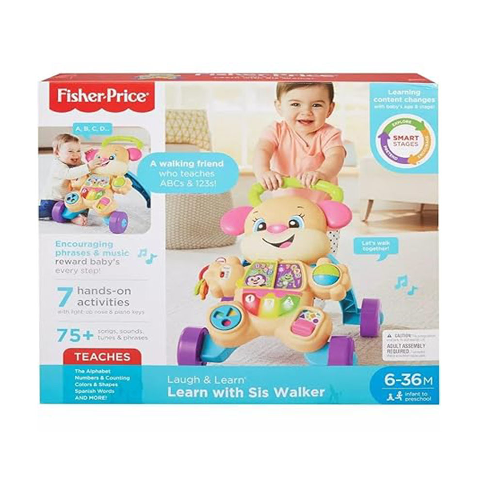 Fisher-Price Baby Puppy Walker with Music Lights.