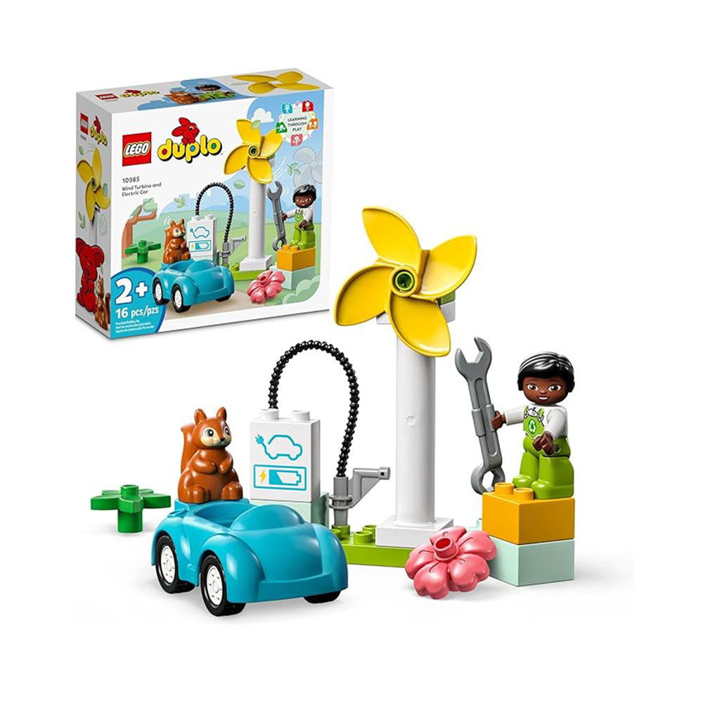 LEGO DUPLO Town Wind Turbine and Electric Car
