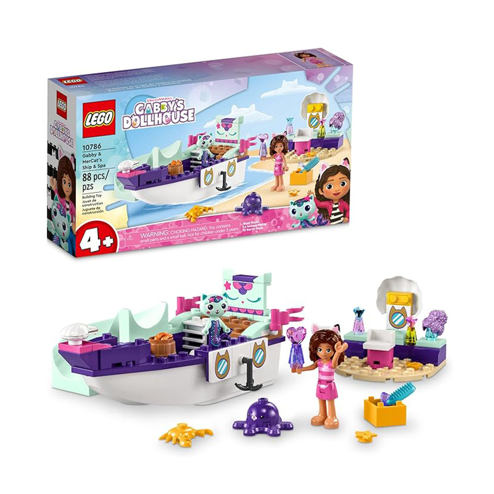 LEGO Gabby's Dollhouse Gabby & Mercat’s Ship & Spa Building