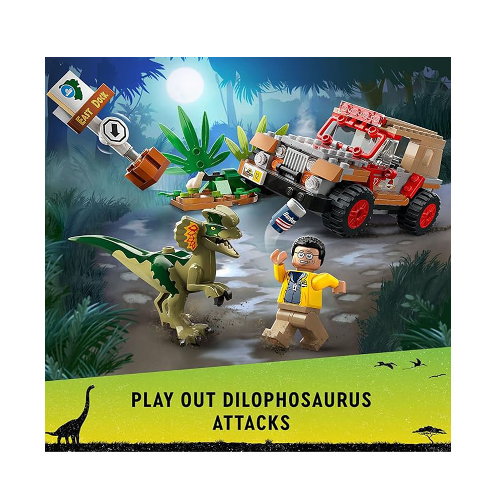 LEGO Jurassic Park Dilophosaurus Ambush 3 LEGO Jurassic Park Dilophosaurus Ambush - Imagen 3
