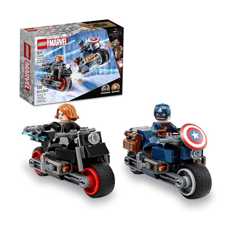 LEGO Marvel Black Widow & Captain America Motorcycles