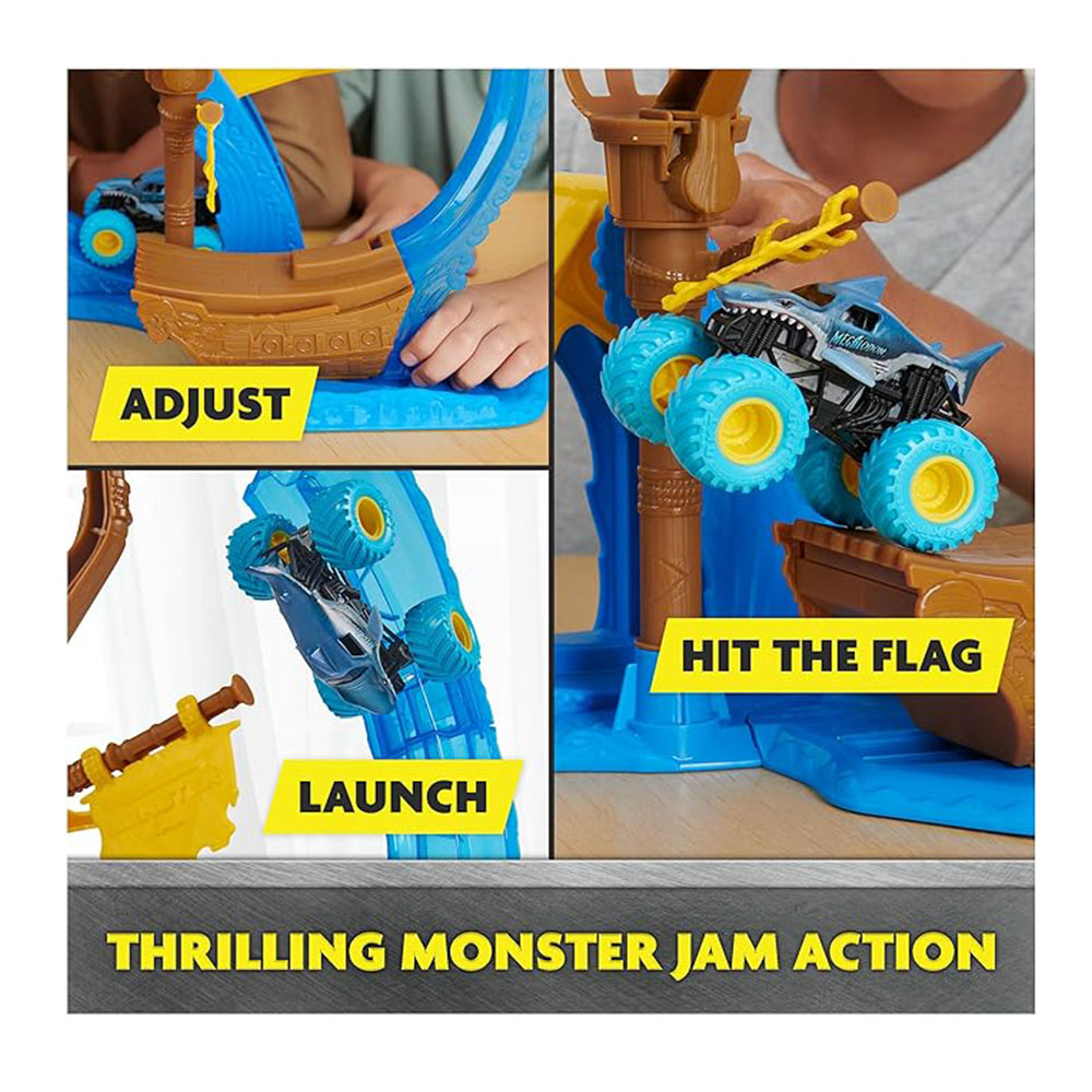 Monster Jam Megalodon Loop of Doom Stunt Playset 2 Monster Jam Megalodon Loop of Doom Stunt Playset - Imagen 2