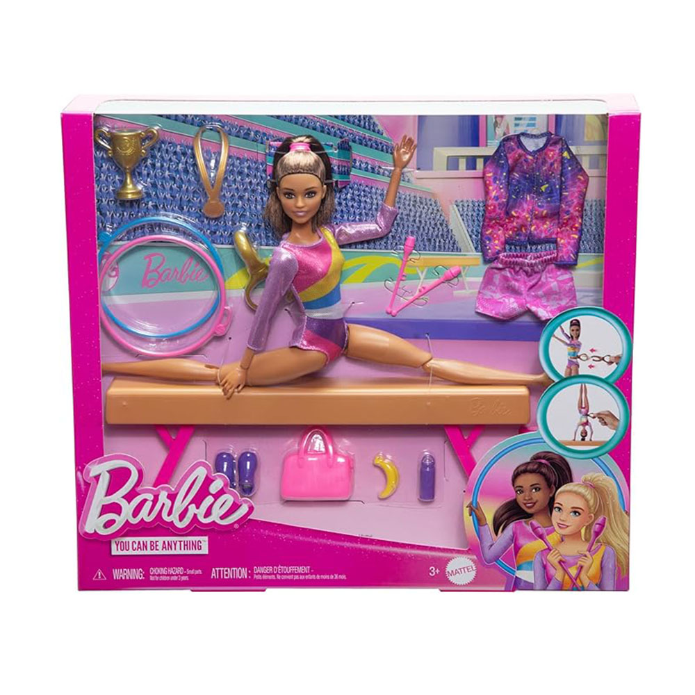 Barbie Carreras Gimnasia Set