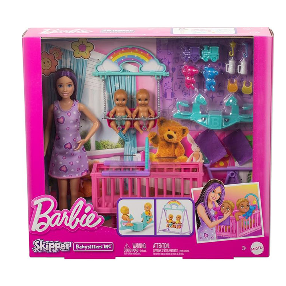 Barbie Skipper Doll & Nursery Playset