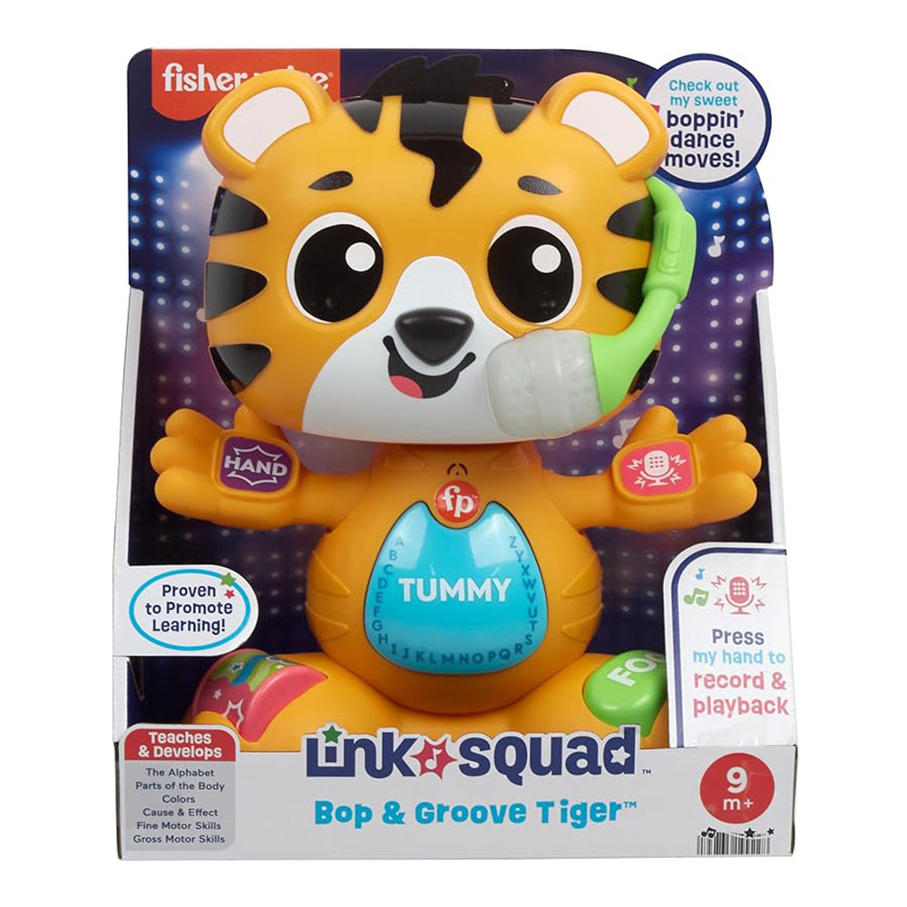Fisher-Price Baby Learning Toy Tiger con Música y Luces