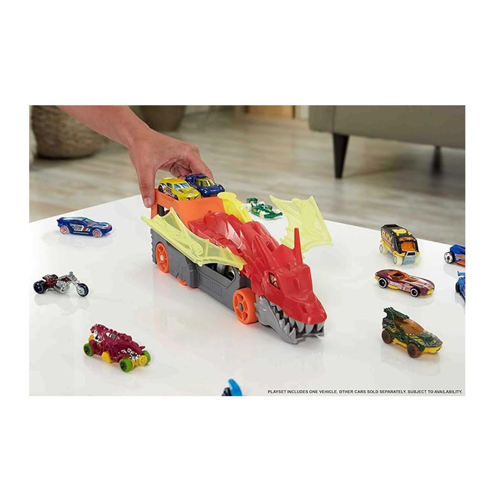Hot Wheels Car Track Set Dragon Launch Transporter 3 Hot Wheels Car Track Set Dragon Launch Transporter - Imagen 3