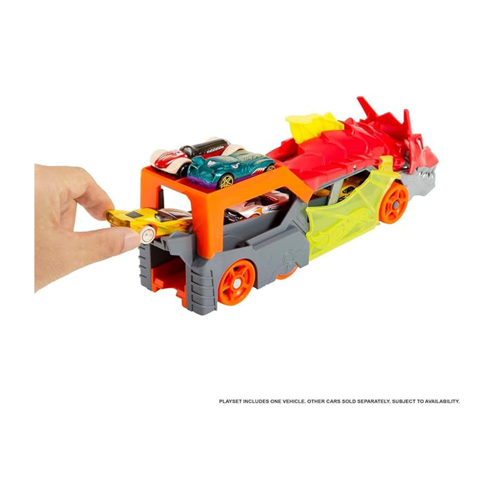 Hot Wheels Car Track Set Dragon Launch Transporter 2 Hot Wheels Car Track Set Dragon Launch Transporter - Imagen 2