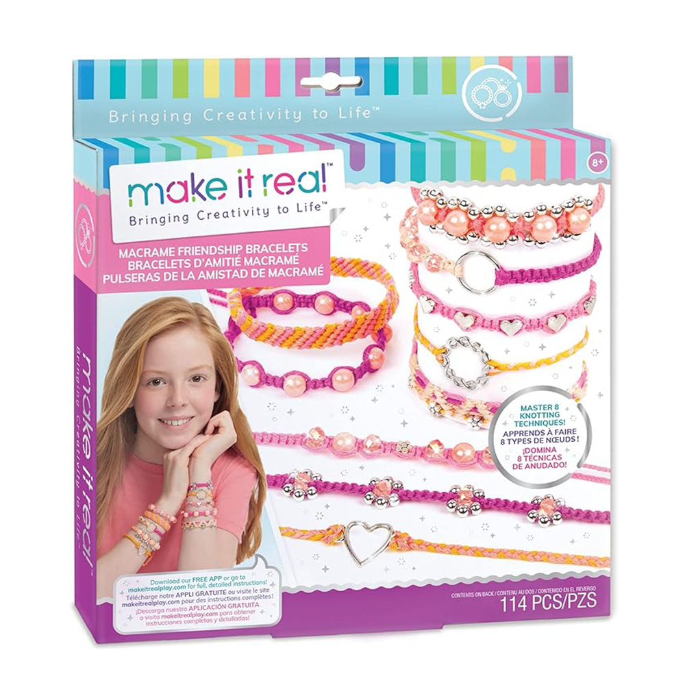 Make It Real - Macrame Friendship Brazalete