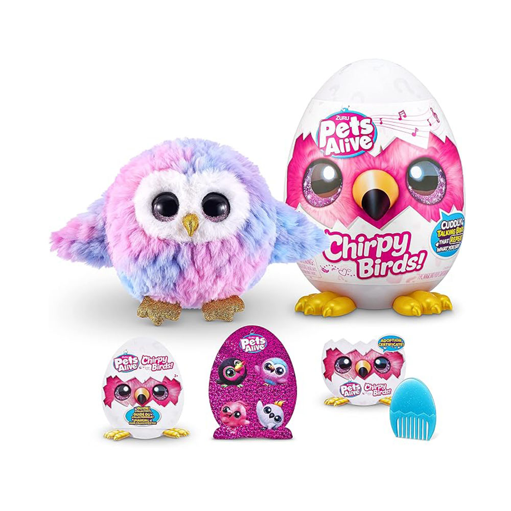Mascotas Alive Chirpy Birds (OWL) ZURU