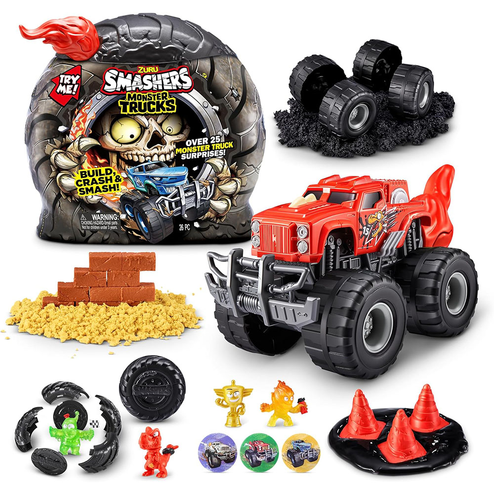 Smashers Monster Truck Surprise (Dino Truck) By ZURU 30 CM